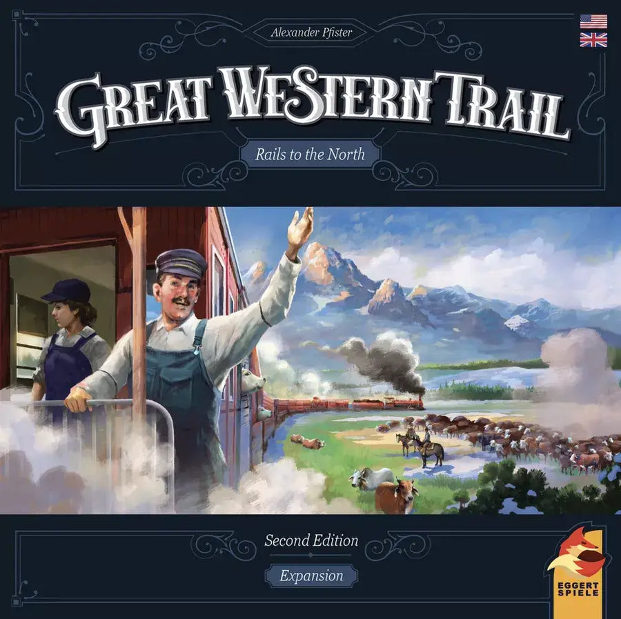 Great Western Trail (Second Edition): Rails to the North (EN) - Plan B Games - Board Games