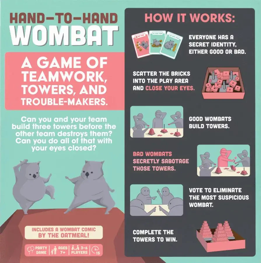 Hand to Hand Wombat (EN) - Exploding Kittens