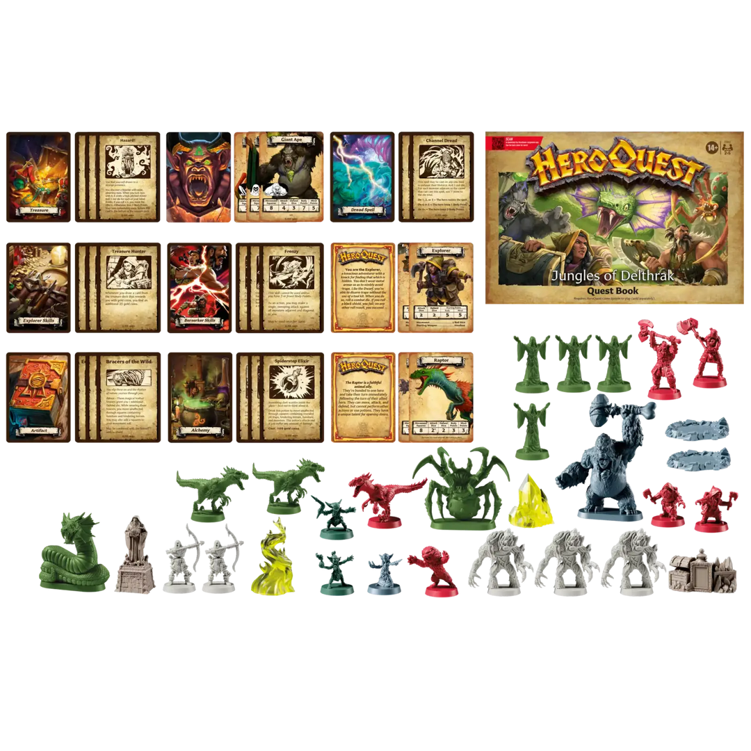 HeroQuest: Jungles of Delthrak (EN) - Hasbro - Board Games