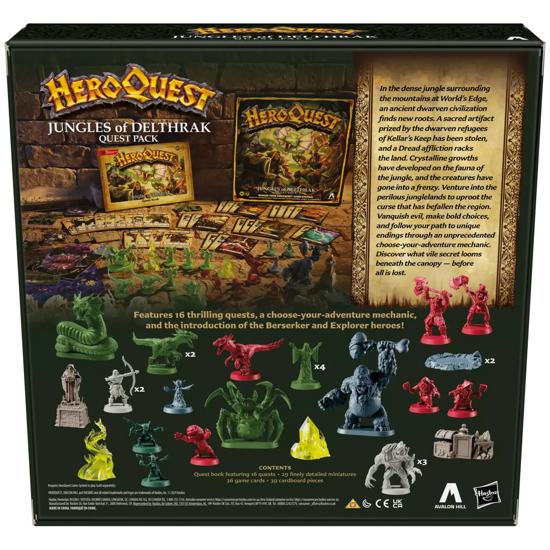 HeroQuest: Jungles of Delthrak (EN) - Hasbro - Board Games