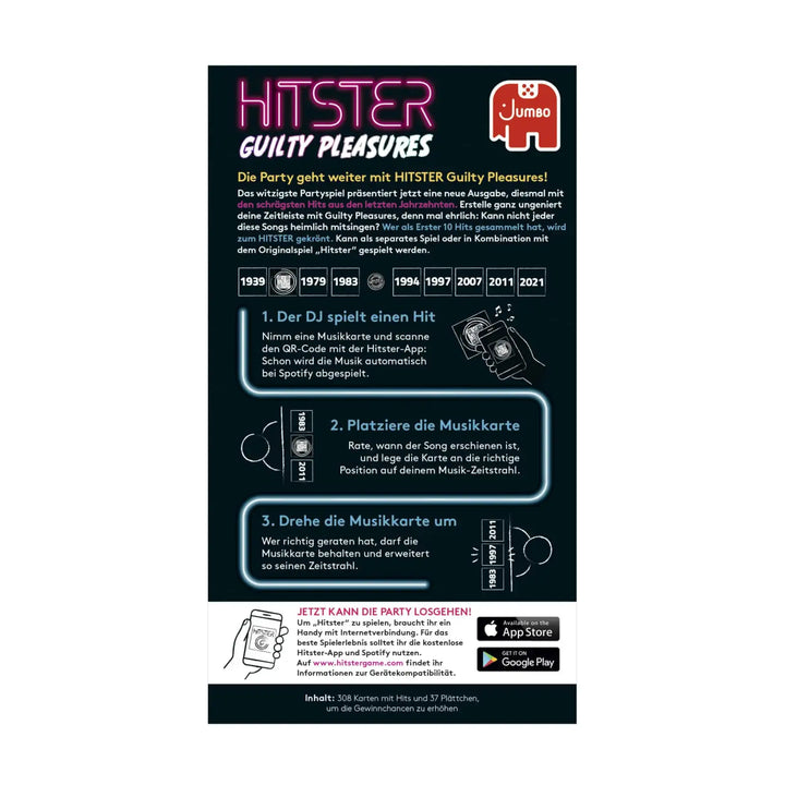 Hitster: Guilty Pleasure (DE) - Jumbo Spiele Gmbh - Board Games