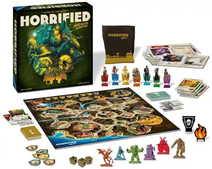 Horrified: American Monsters (EN) - Ravensburger - Board Games