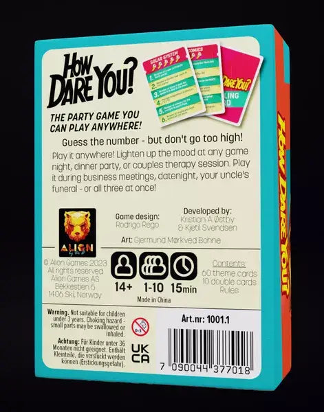 How Dare You? (EN) - Aporta Games - Board Games