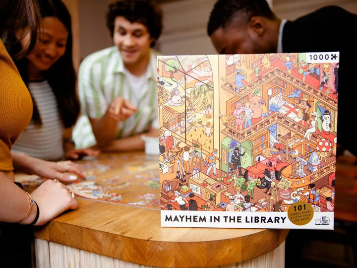 Puzzle: Mayhem At The Library (1000pcs)