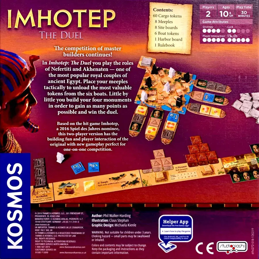 Imhotep: The Duel (EN) - Kosmos - Board Games