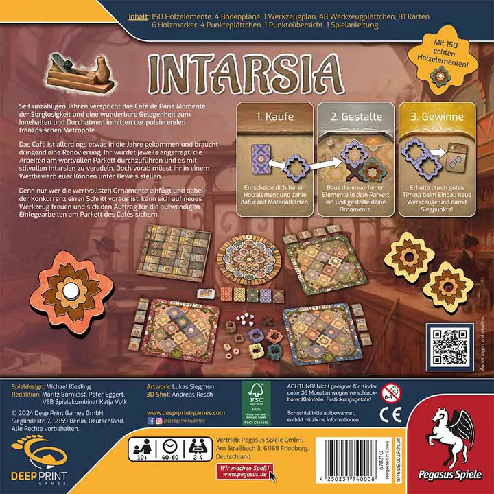 Intarsia (DE) - Deep Print Games - Board Games