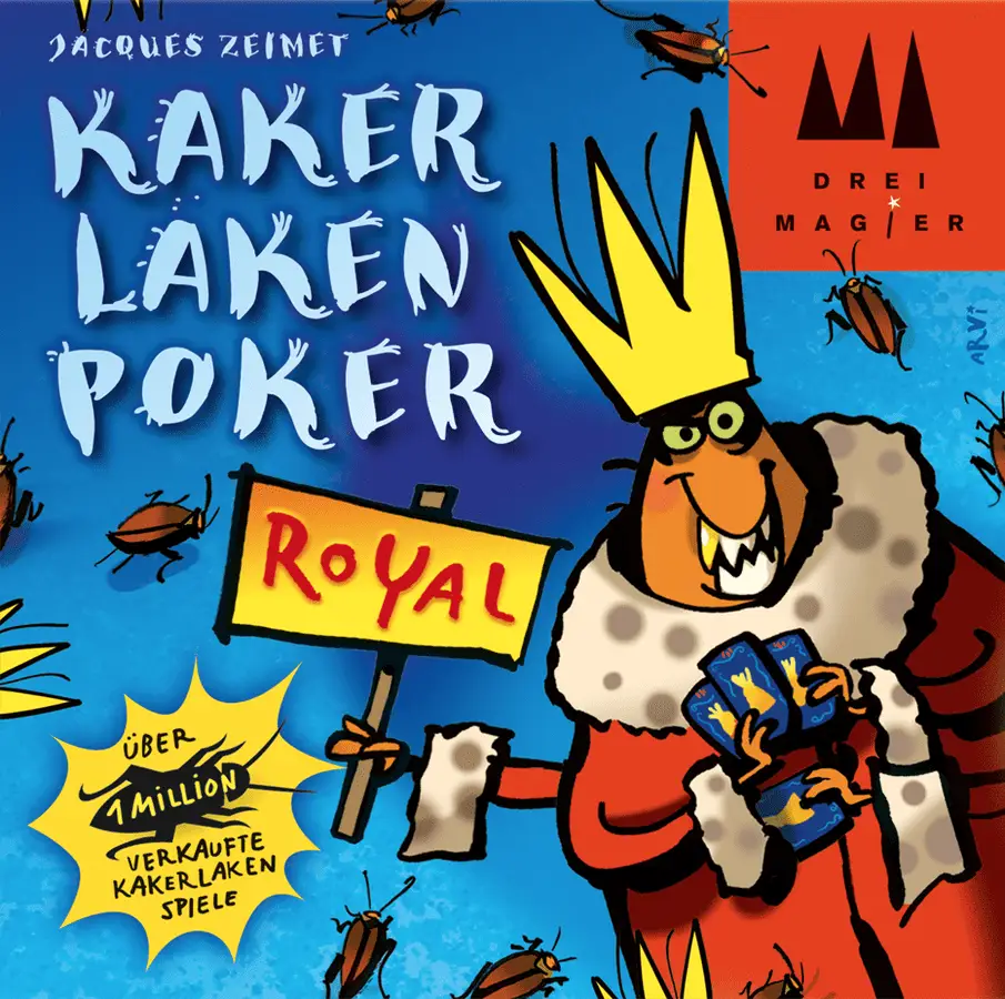 Kakerlakenpoker Royal (DE/NL/IT/EN/FR) - Drei Magier Spiele - Board Games