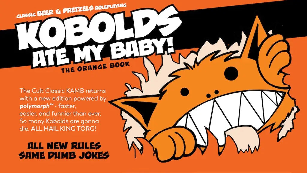 Kobolds Ate My Baby RPG: 25th Anniversary Edition - 9th Level Games - Roleplaying Games