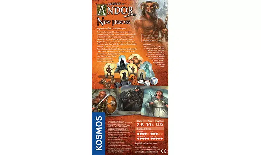 Legends of Andor: New Heroes (EN) - Kosmos - Board Games