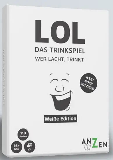 LOL: Das Trinkspiel - Weisse Edition - Wer Lacht trinkt! (DE) - Anzen - Board Games