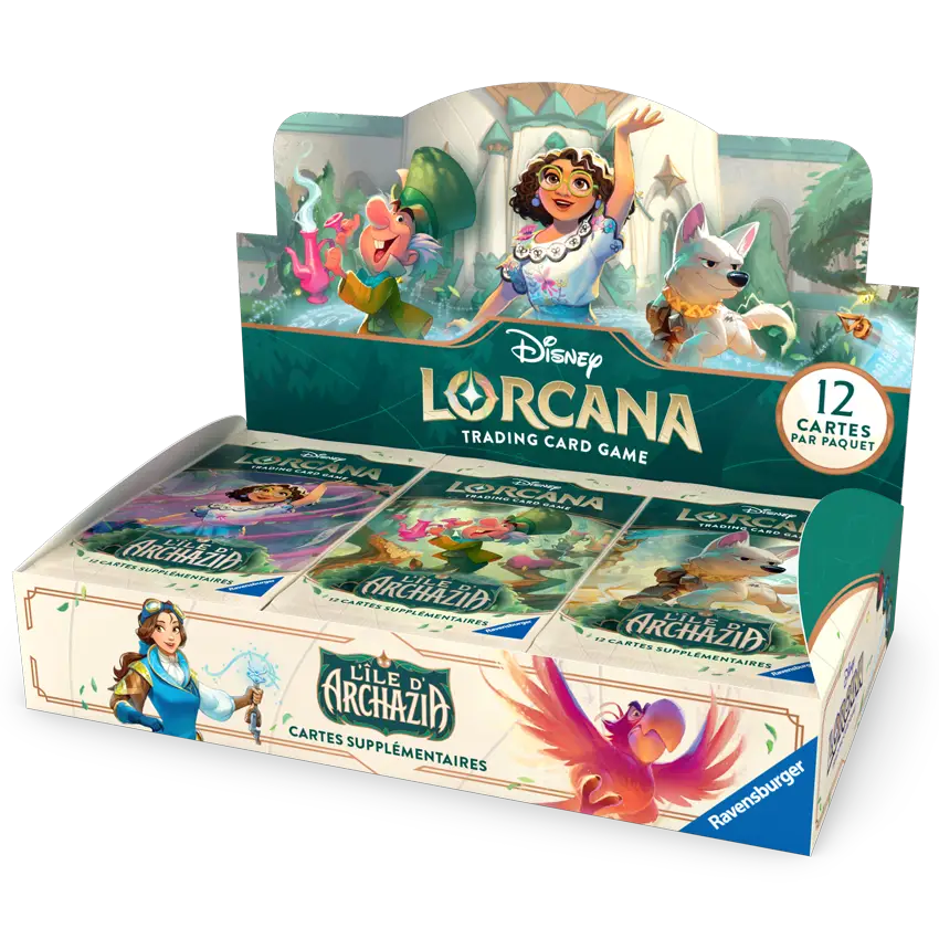 Disney Lorcana: L'île d'Archazia - Booster Display (24 Booster) (FR)