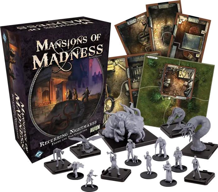 Mansions of Madness: Recurring Nightmares Figure and Tile Collection (engl.) - Fantasy Flight Games - Board Games