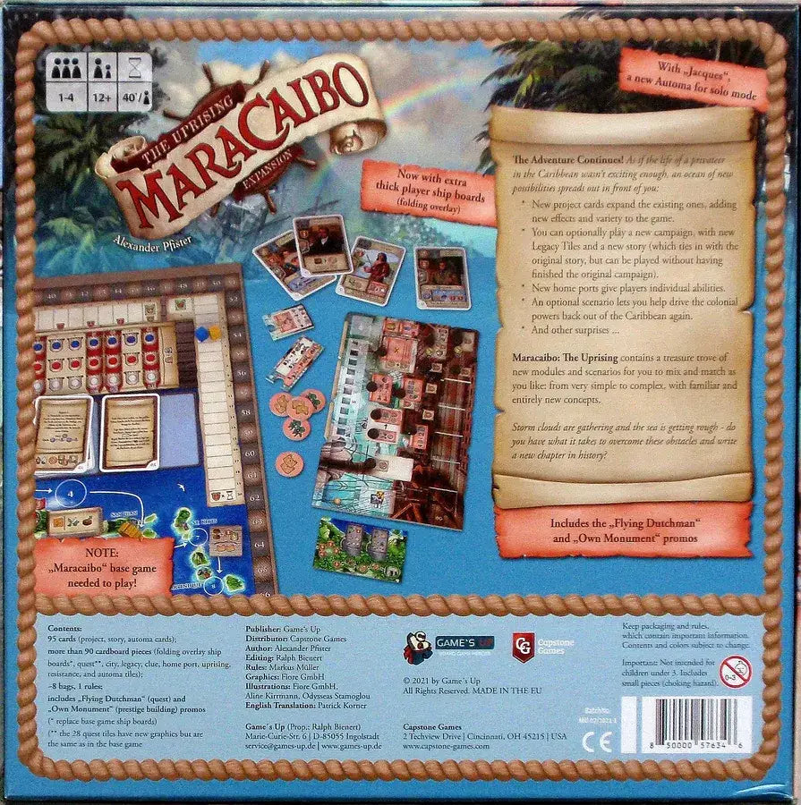 Maracaibo: The Uprising (EN) - Capstone Games - Board Games