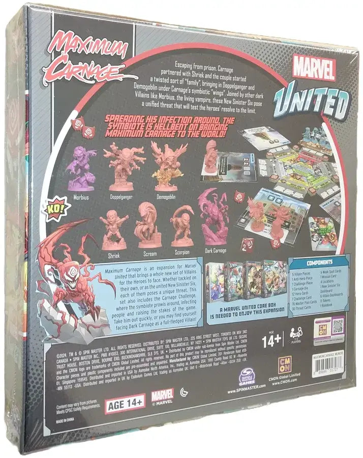 Marvel United: Maximum Carnage (EN) - Cool Mini or Not - Board Games