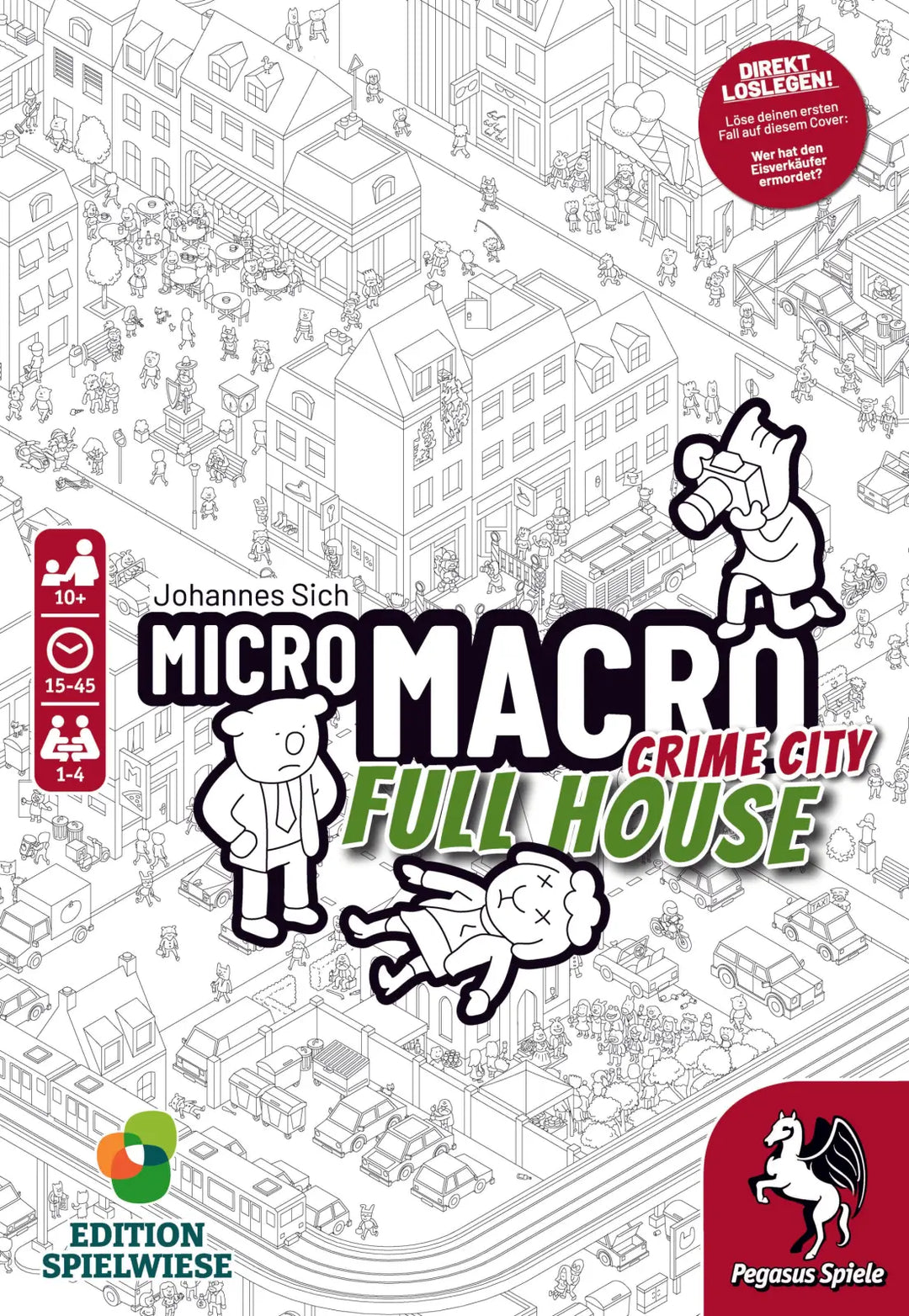 MicroMacro: Crime City 2 - Full House (DE) - Pegasus Spiele - Board Games