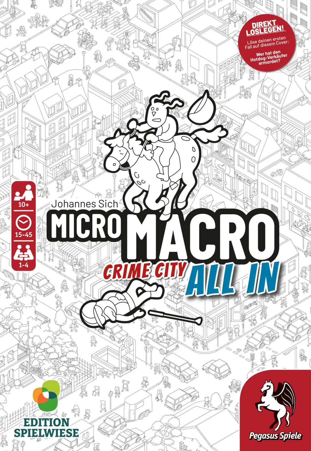 MicroMacro: Crime City 3 - All In (DE) - Pegasus Spiele - Board Games