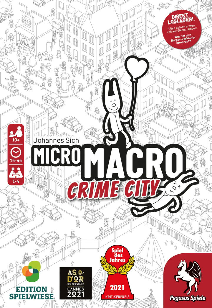 MicroMacro: Crime City (DE) - Pegasus Spiele - Board Games