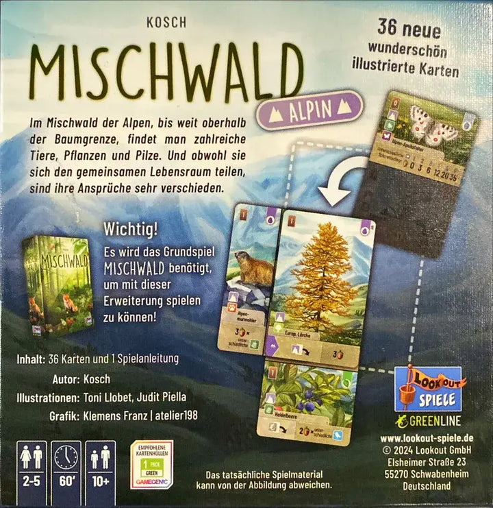 Mischwald: Alpin (DE) - Lookout Spiele - Board Games