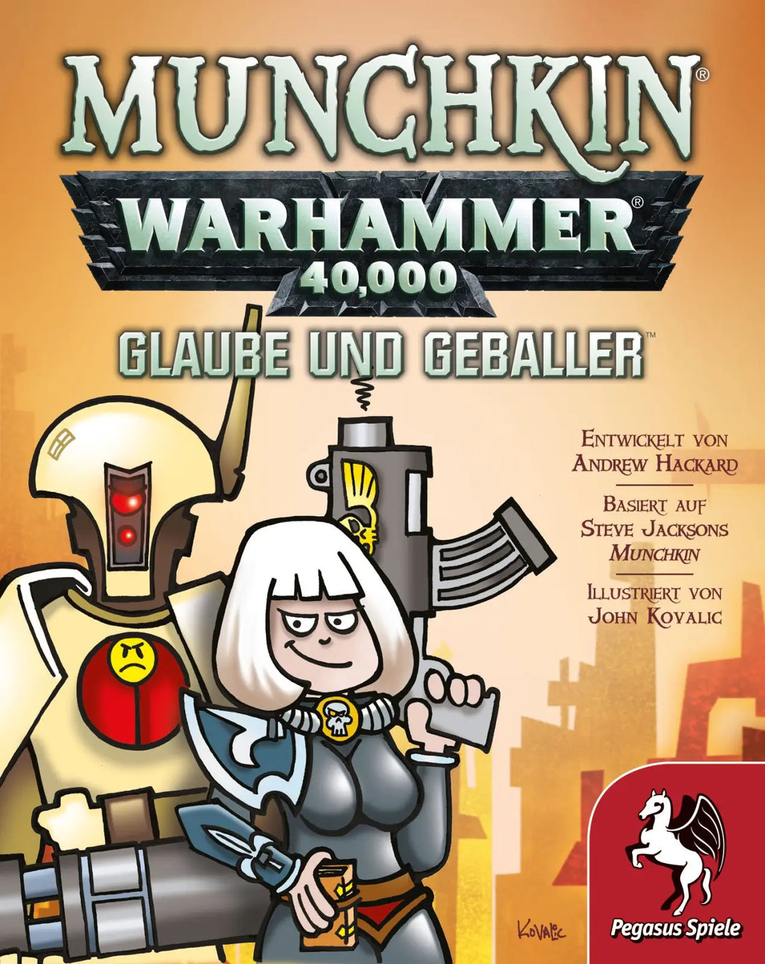 Munchkin Warhammer 40.000: Glaube und Geballer (DE) - Pegasus Spiele - Board Games