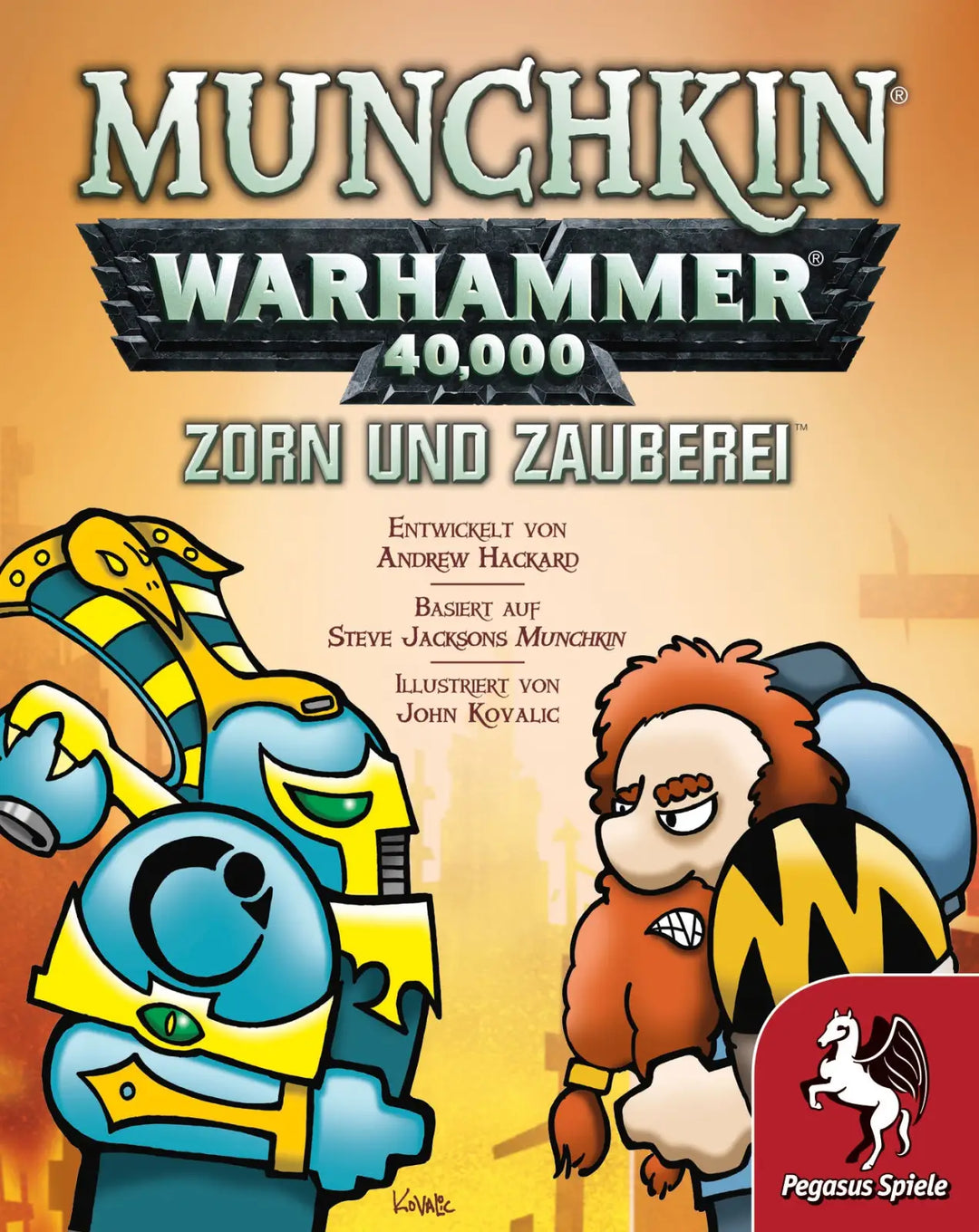 Munchkin Warhammer 40.000: Zorn und Zauberei (DE) - Pegasus Spiele - Board Games