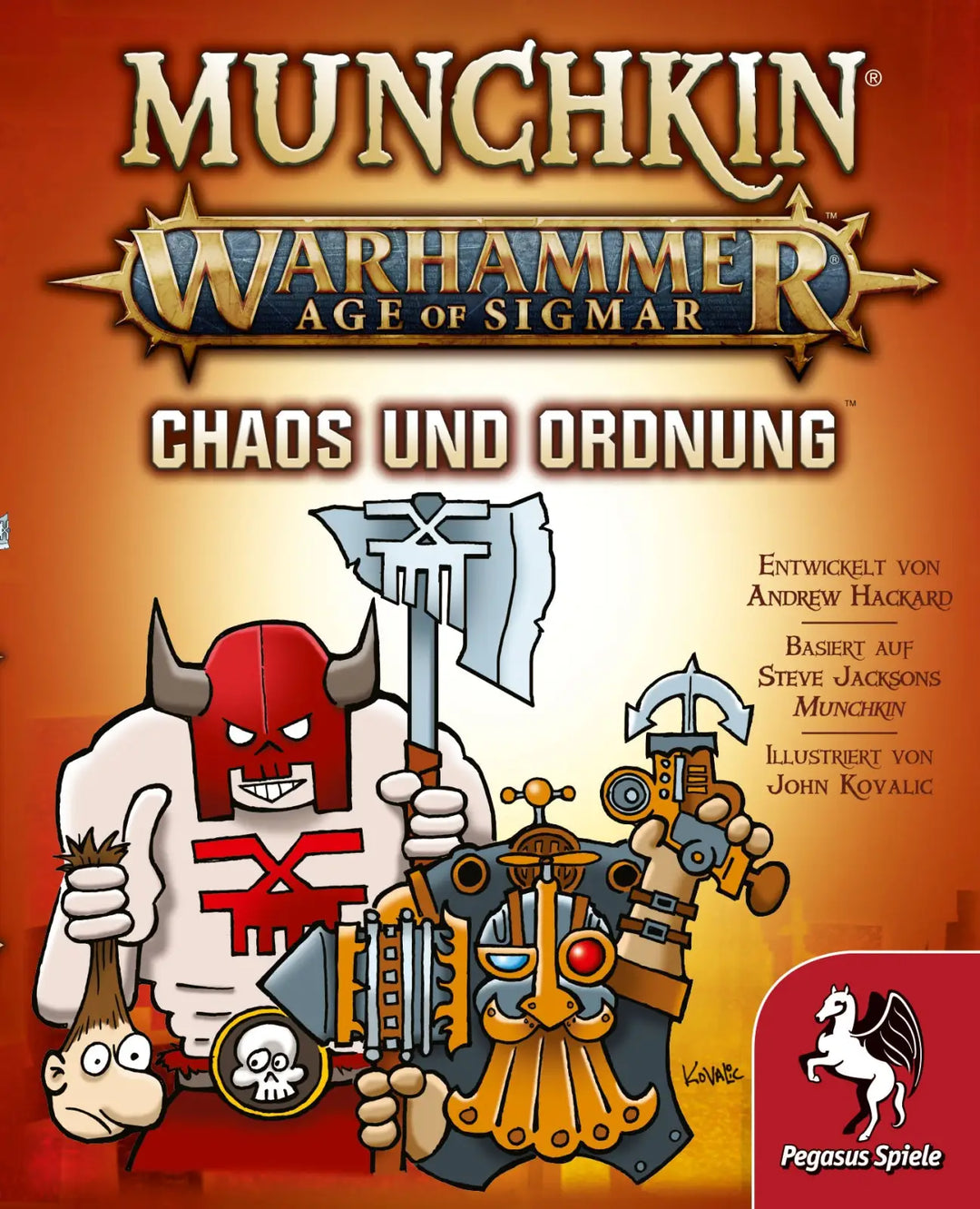 Munchkin Warhammer Age of Sigmar: Chaos und Ordnung (DE) - Pegasus Spiele - Board Games