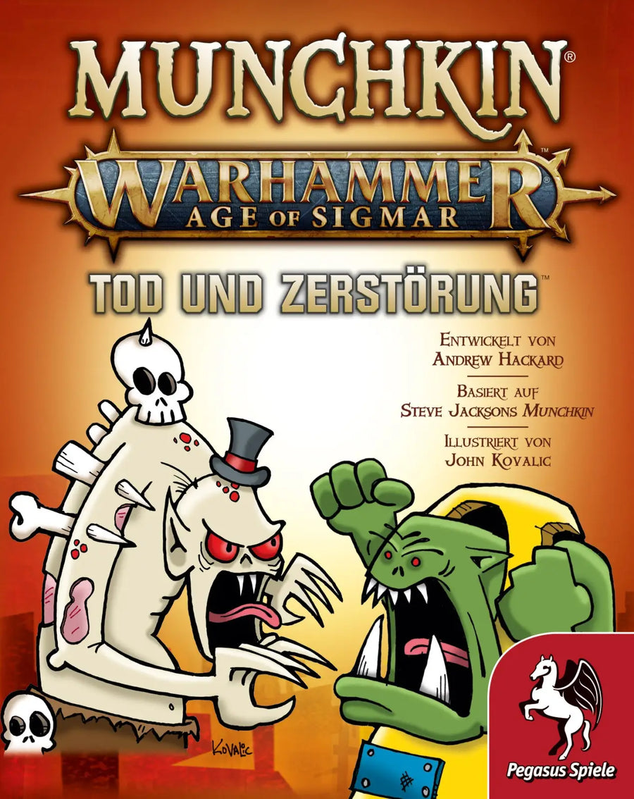 Munchkin Warhammer Age of Sigmar: Tod und Zerstörung (DE) - Pegasus Spiele - Board Games