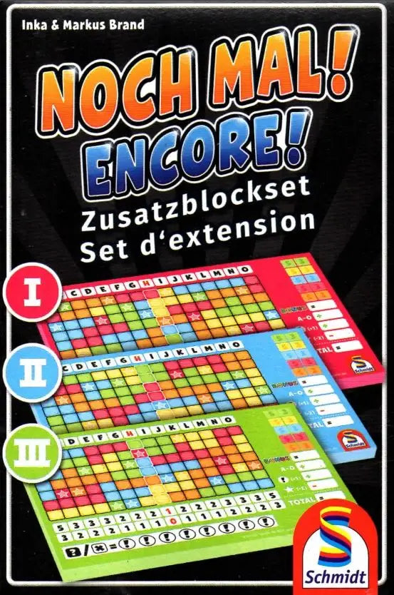 Noch Mal! Zusatzblockset I,II,III (DE/FR) - Schmidt Spiele - Board Games