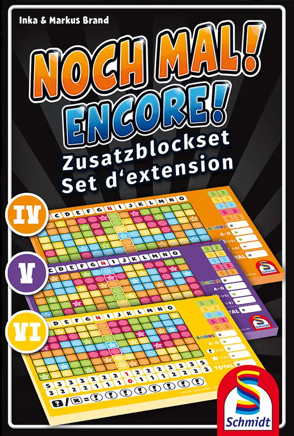 Noch Mal! Zusatzblockset IV,V,VI (DE/FR) - Schmidt Spiele - Board Games