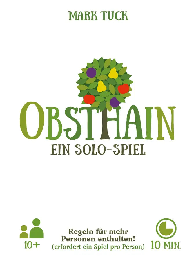 Obsthain: Ein Solo-Spiel (DE) - Board Game Circus - Board Games