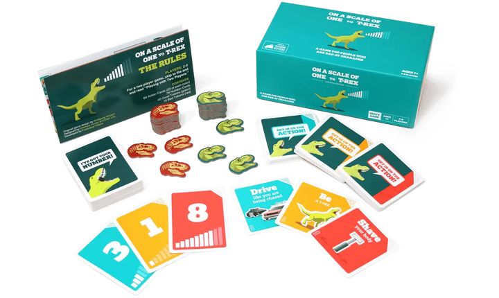 On a scale of one to T-Rex (EN) - Exploding Kittens - Board Games