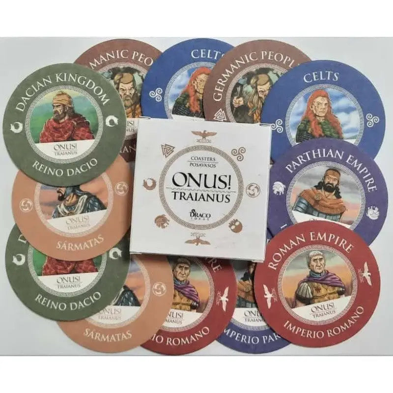 Onus!: Coasters - Draco Ideas - Board Games