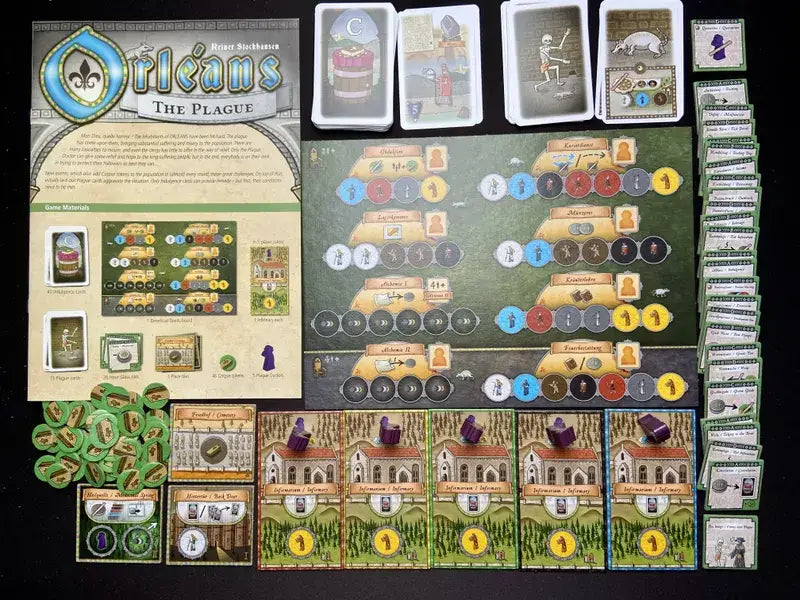 Orleans: The Plague / Die Pest (EN/DE) - dlp Games - Board Games