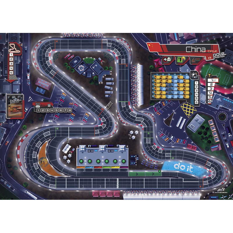 Pole Position: China & Italy - Circuit Pack (EN) - Doit Games - Board Games