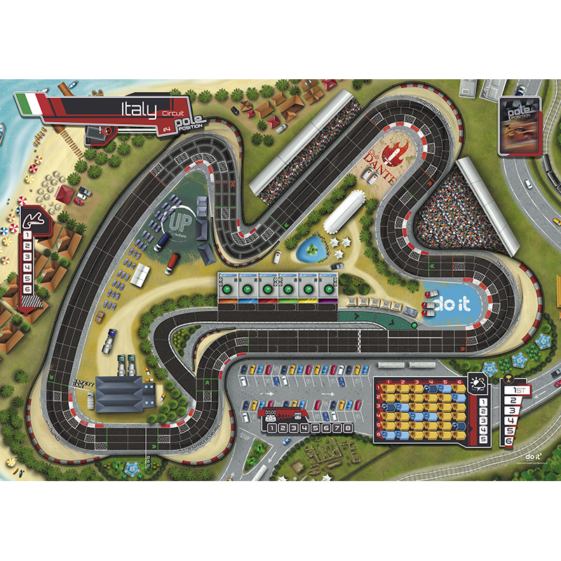 Pole Position: China & Italy - Circuit Pack (EN) - Doit Games - Board Games