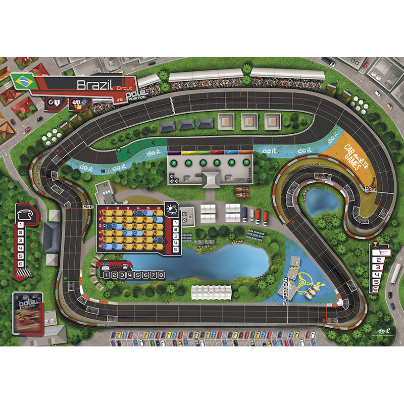 Pole Position: Germany & Brazil - Circuit Pack (EN) - Doit Games - Board Games