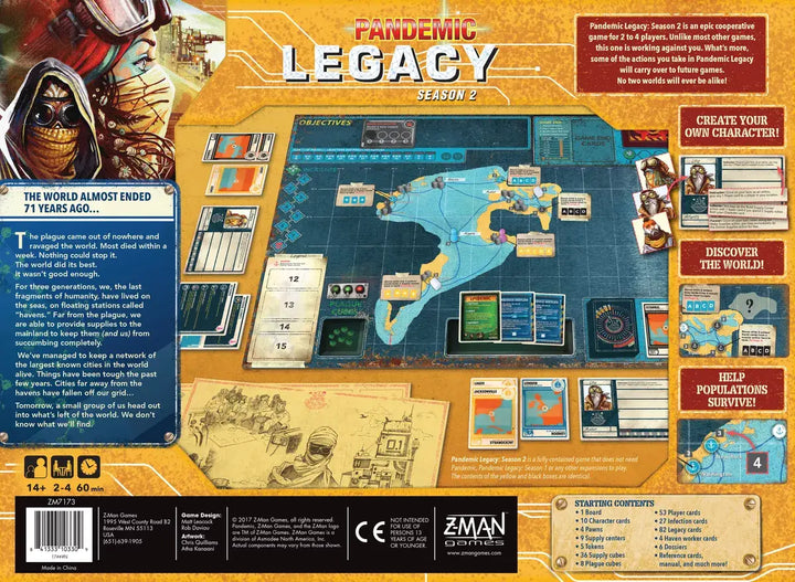 Pandemic Legacy: Season 2 (EN) - Z Man Games - Board Games