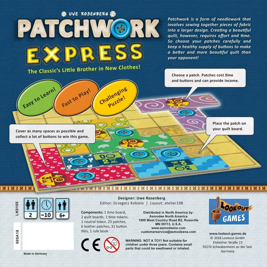 Patchwork: Express (EN) - Lookout Spiele