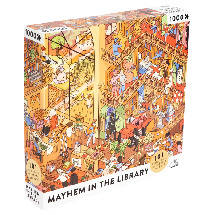 Puzzle: Mayhem At The Library (1000pcs)