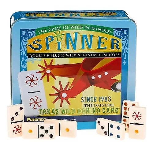 Dominoes: Spinner Double 9 (EN) - University Games - Board Games