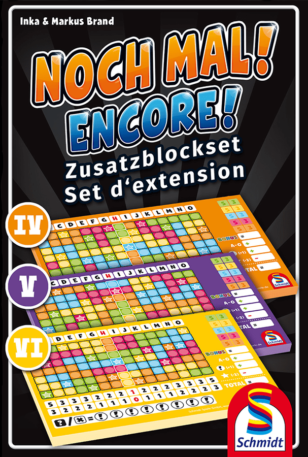 Noch Mal! Zusatzblockset IV,V,VI (DE/FR) - Schmidt Spiele - Board Games