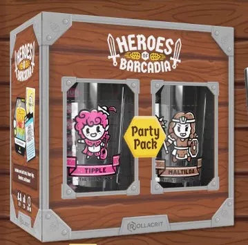 Heroes of Barcadia: Party Pack - Glass Set (EN) - Rollacrit - Board Games