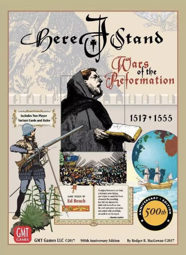 Here I Stand: 500th Anniversary Edition (EN) - GMT Games - Board Games