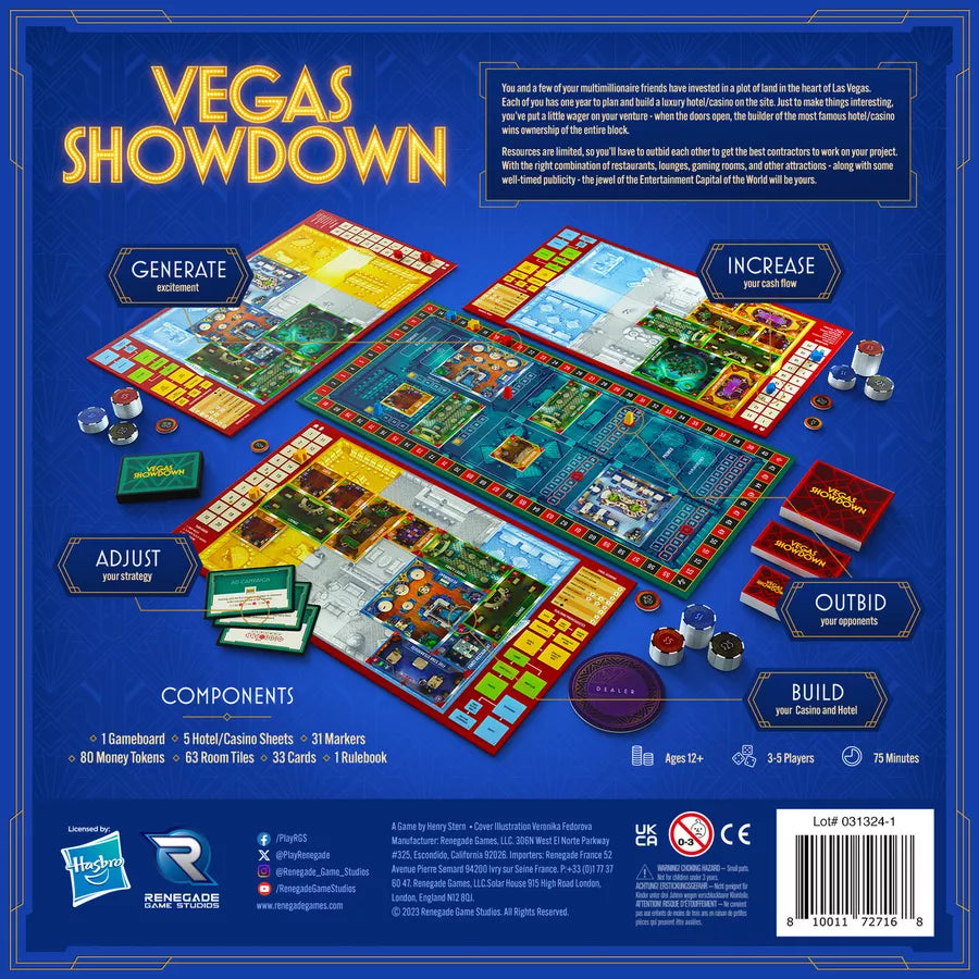 Vegas Showdon (EN) - Renegade Game Studios - Board Games