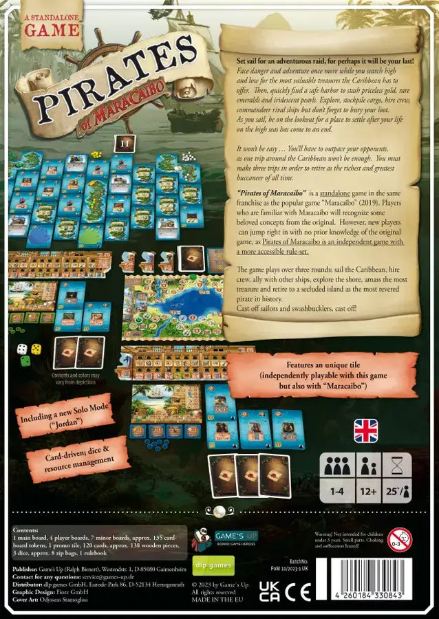 Pirates of Maracaibo (EN) - Capstone Games - Board Games