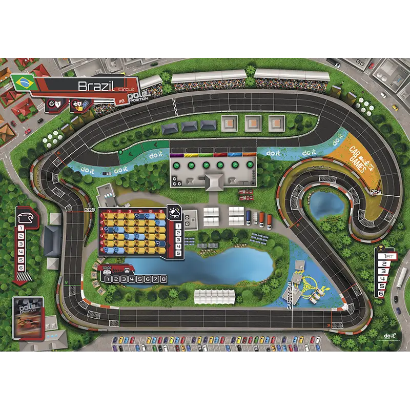 Pole Position: Germany & Brazil - Circuit Pack (EN) - Doit Games - Board Games