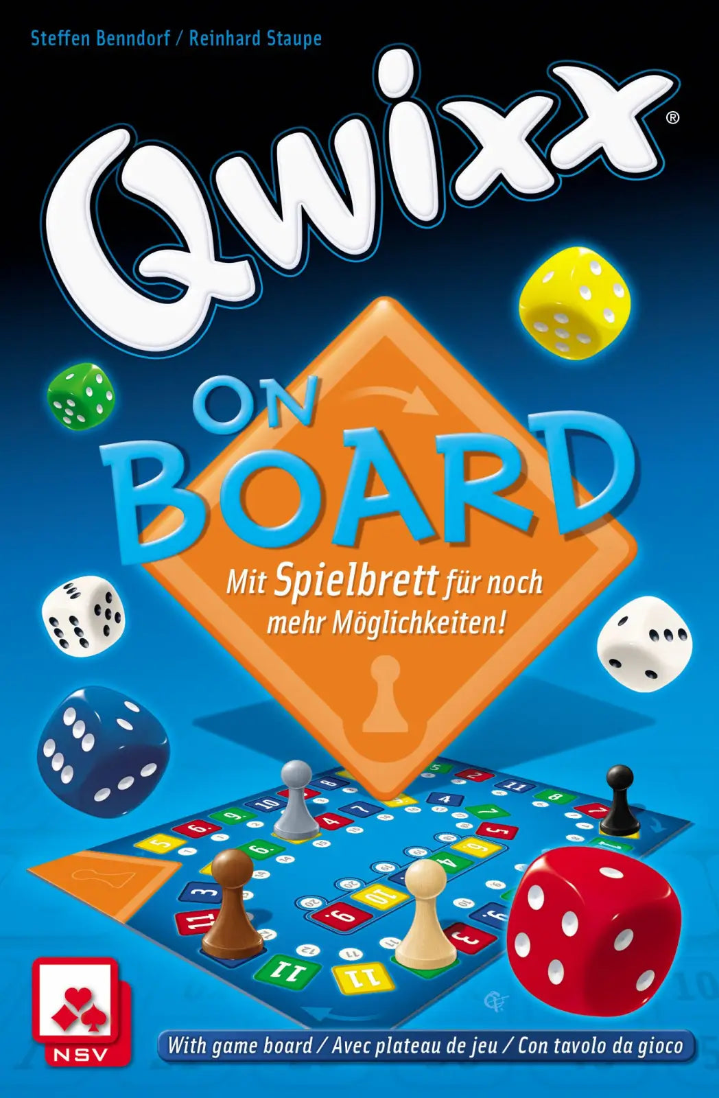 Qwixx on Board (DE/EN/FR/IT) - Nürnberger - Board Games