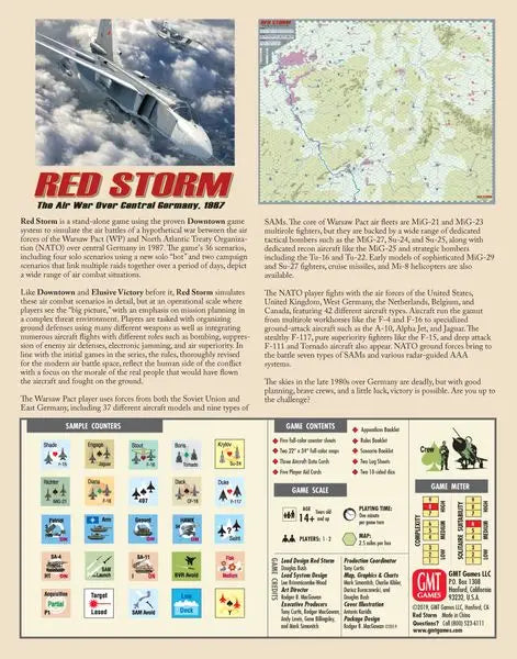 Red Storm: The Air War Over Central Germany 1987 (EN) - GMT Games - Board Games