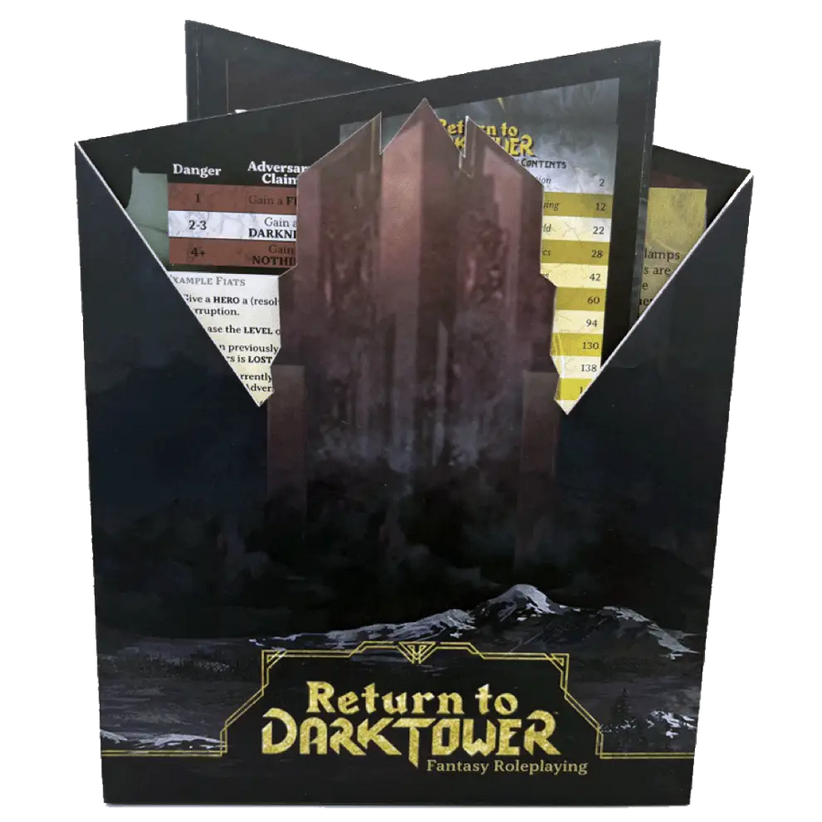 Return to Dark Tower: RPG - Adversary Screen (EN) - 9th Level Games - Roleplaying Games