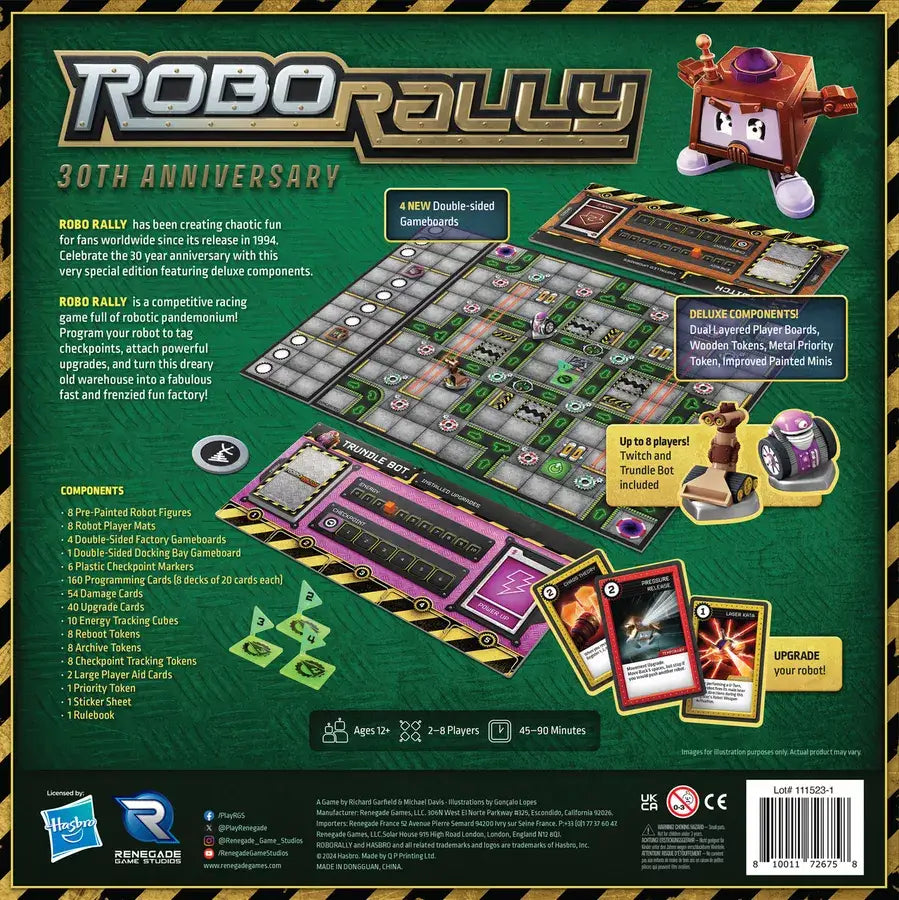 Robo Rally: 30th Anniversary Edition (EN) - Renegade Game Studios - Board Games