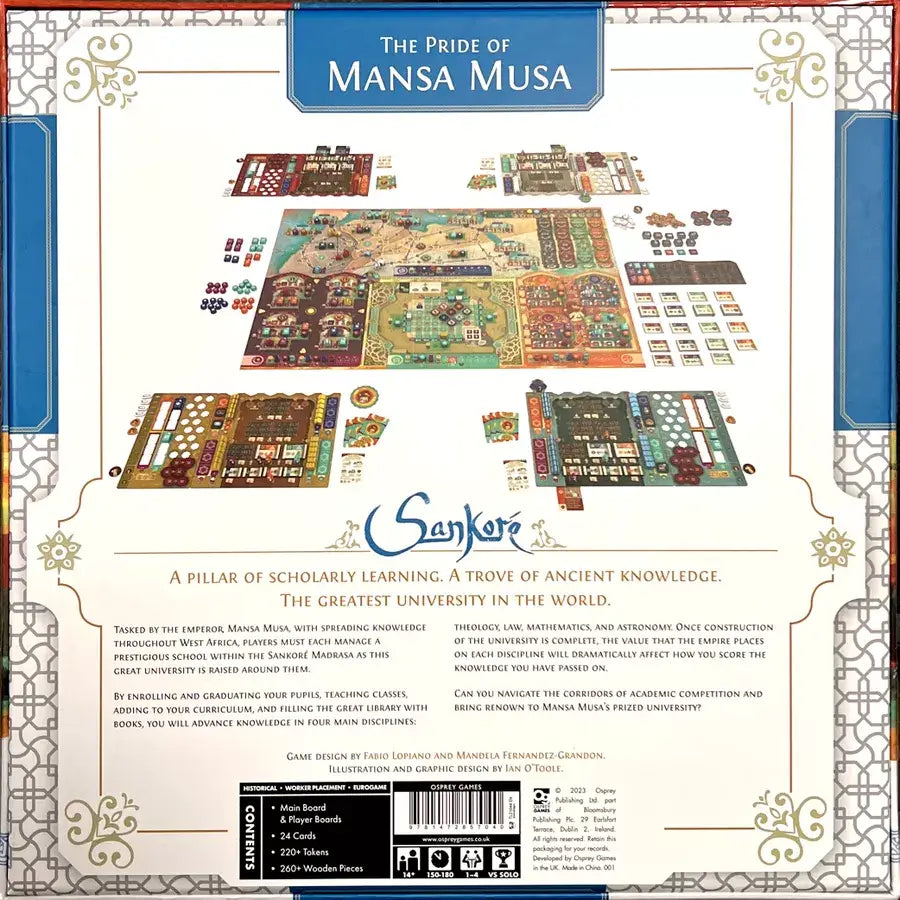 Sankoré: The Pride of Mansa Musa (EN) - Osprey Games - Board Games